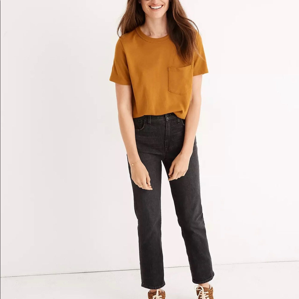 Madewell perfect vintage crop Jean in sumner wash